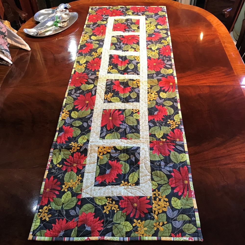 Holiday Table Runner ,Beautiful Hand Made